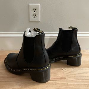 Dr.Martens, Leather, Size 7, slip on boot w/heel